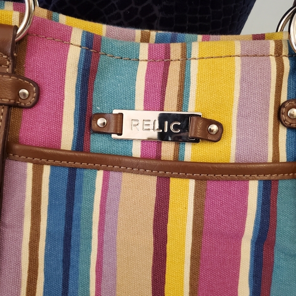 Relic Boho Colorful Striped Shoulder Bag - Picture 3 of 9